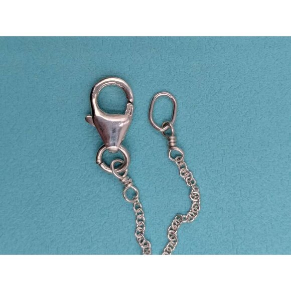 Pre-owned Tiffany & Co Silver Elsa Peretti White Pearl Pendant Necklace - Picture 7 of 12